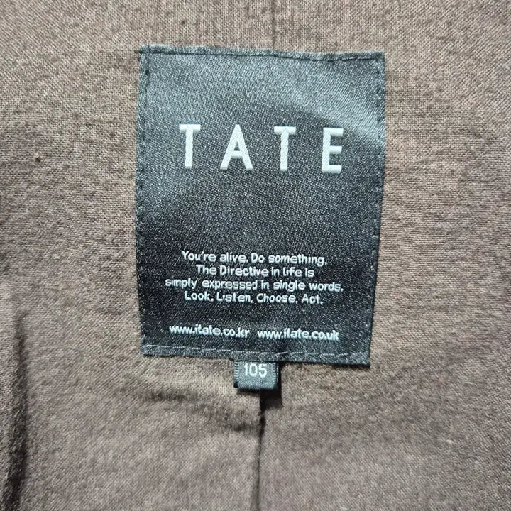 [BUNJANG] Tate Brown Lambskin Leather Jacket / TATE 양가죽 자켓 브라운