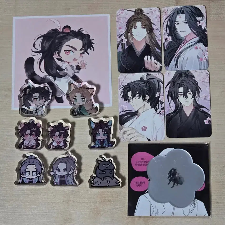 [BUNJANG] Hwasan Gwihwan Acrylic Stands &amp; Photocards Bundle Set / 화산귀환 아크릴 코롯토, 포토카드 일괄