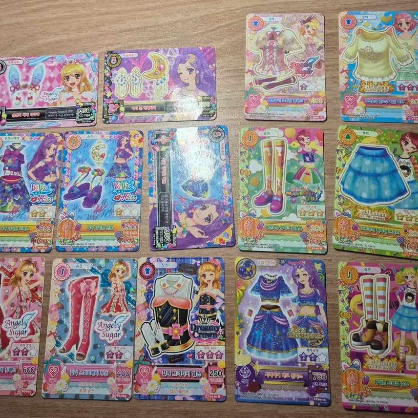 [BUNJANG] Aikatsu! Card Bundle Set (17 cards) / 아이엠스타 한판 카드 일괄 판매