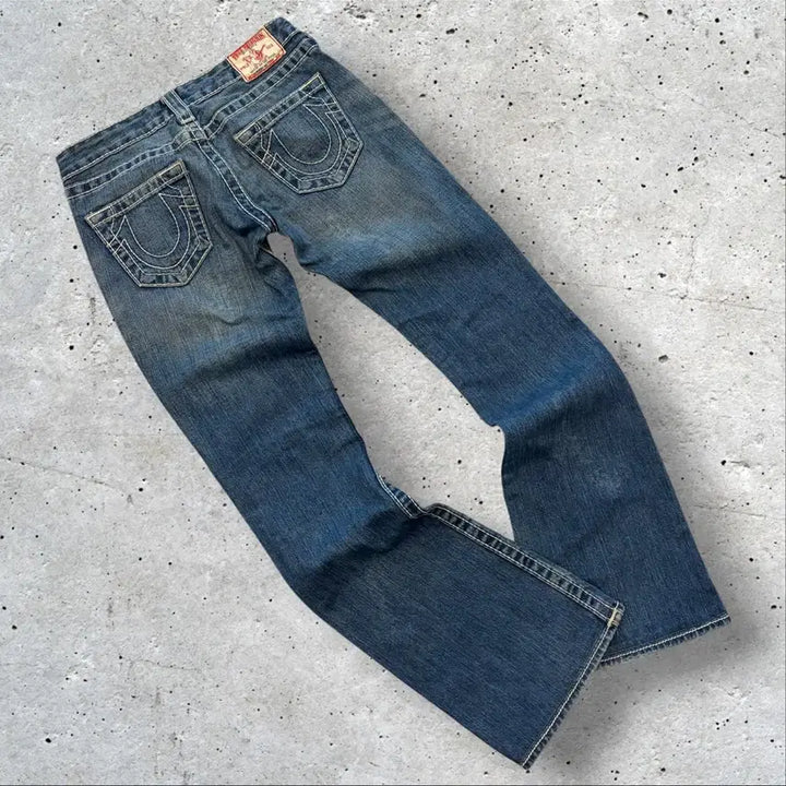 [BUNJANG] True Religion Bobby Bootcut Jeans Pants Size 25 / [25] 트루릴리젼 바비 빅티 부츠컷 데님 청바지 팬츠