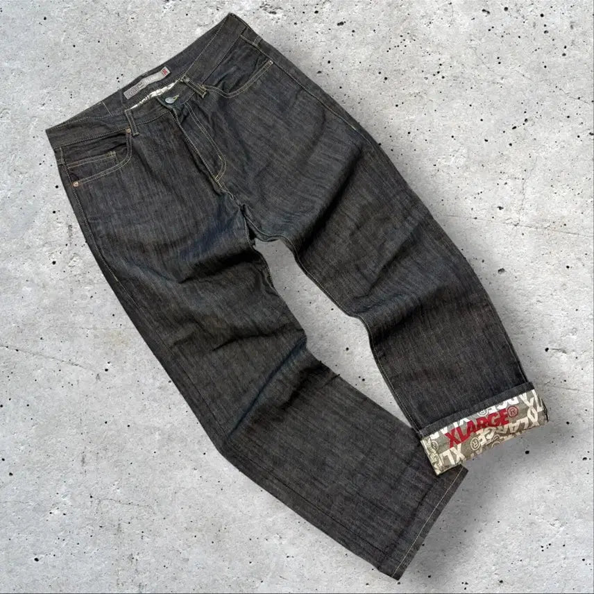 [BUNJANG] XLARGE Black Denim Pants Size 30 / [30] XLARGE 엑스라지 블랙 데님 팬츠