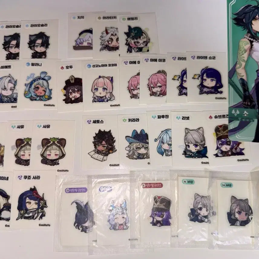 [BUNJANG] Genshin Impact Series 2 Sticker Set / [원가양도] 원신 띠부띠부씰 2탄 증명사진 띠부씰 푸리나 라이오슬리
