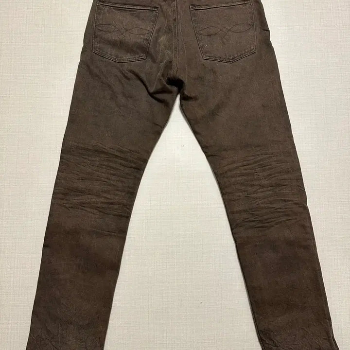 [BUNJANG] RRL Slim Fit Distressed Brown Jeans / RRL 슬림핏 디스트레스 브라운진
