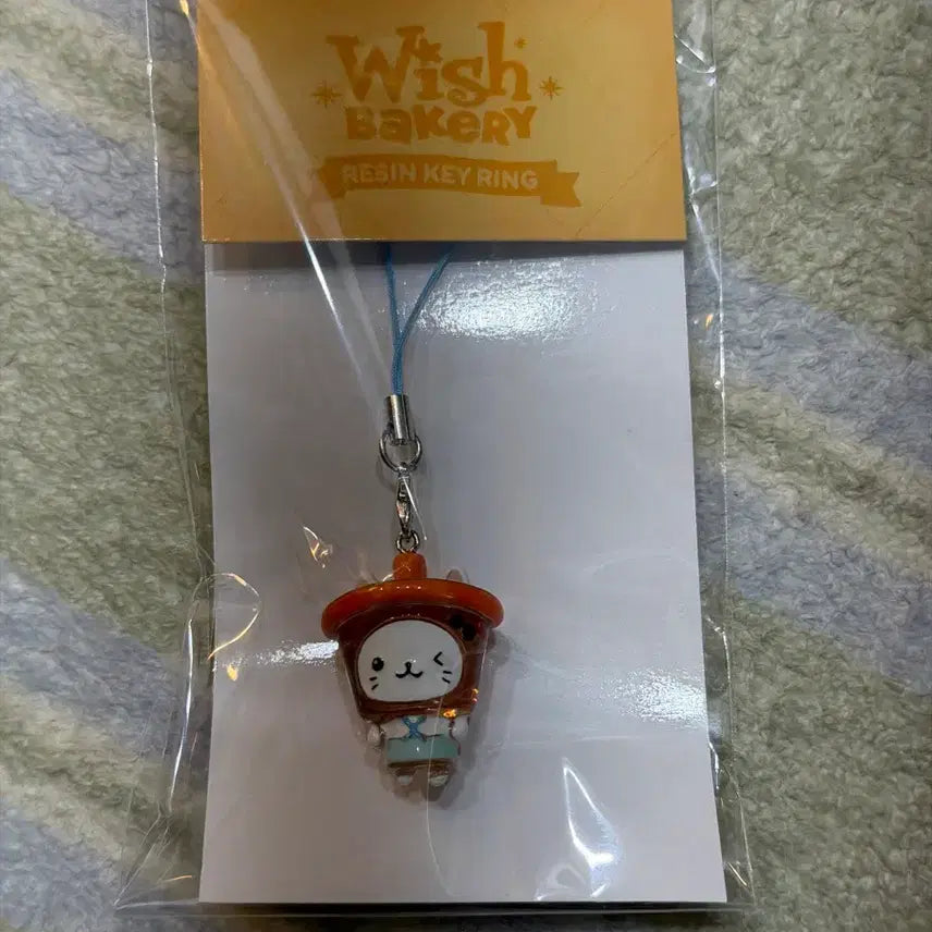 [BUNJANG] Wish Bakery Bubble Cat Resin Keychain / [미사용] 위시 베이커리 버블냥 레진 키링