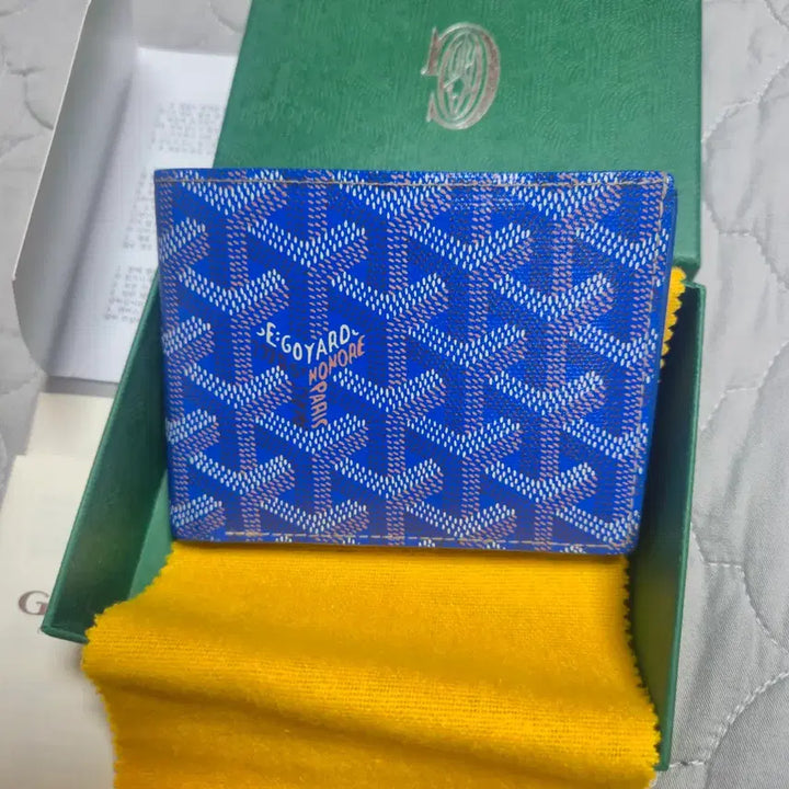 [BUNJANG] Goyard Victorie Bifold Wallet Blue / 고야드 빅투와르 반지갑 블루