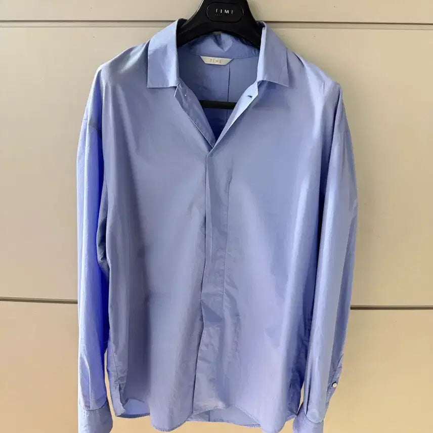 [BUNJANG] Time Homme Hidden Placket Shirt Size 48 / 타임옴므 유해진 히든 플래킷 셔츠 48