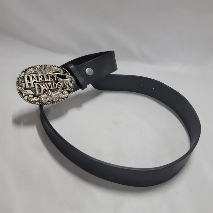 [BUNJANG] Harley-Davidson Big Buckle Leather Belt / 할리데이비슨 빅버클 가죽벨트/a972