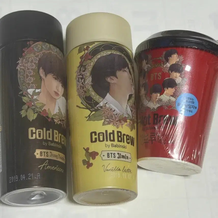 [BUNJANG] BTS Cold Brew Coffee Set (3 Types) / BTS 콜드브루 커피 소장용