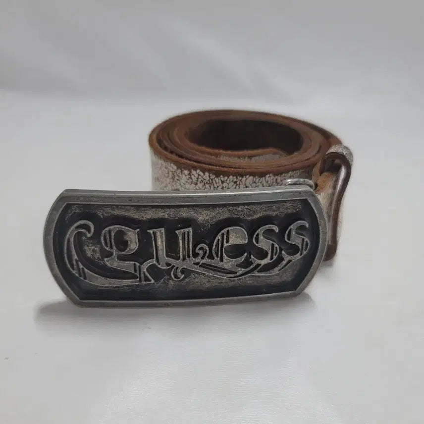 [BUNJANG] Guess Vintage Leather Belt / 게스 빈티지 가죽벨트/a974