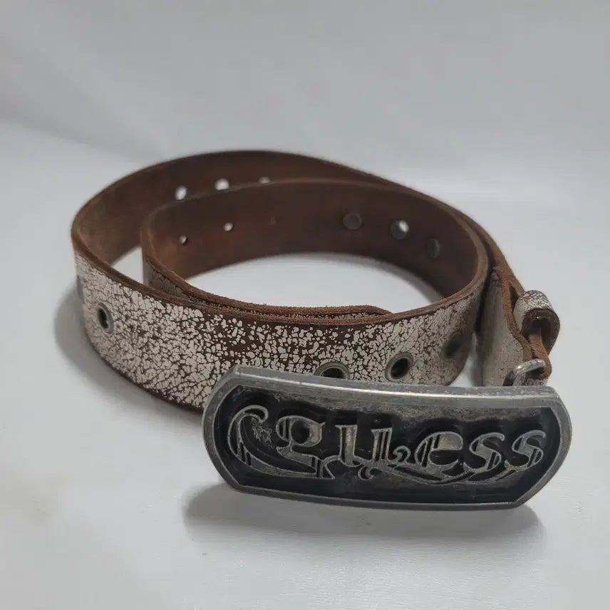 [BUNJANG] Guess Vintage Leather Belt / 게스 빈티지 가죽벨트/a974