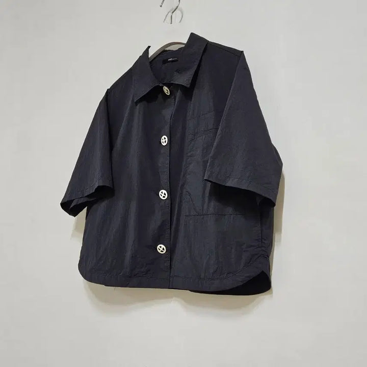 [BUNJANG] Deep Navy Pocket Blouse / 제평 포켓 블랏