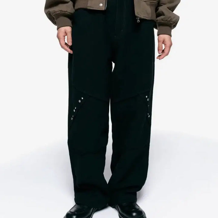 [BUNJANG] INSILENCE Virgin Wool Low-Cut Metal Pants (M) / (M)인사일런스 버진 울 로우컷 메탈 팬츠