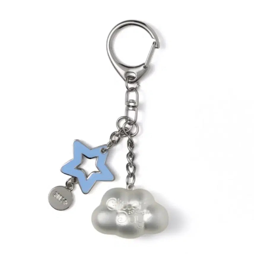 [BUNJANG] ILLIT Glitter Day Cloud Keyring Unsealed MD / 아일릿 글리터데이 구름 키링 개봉 md