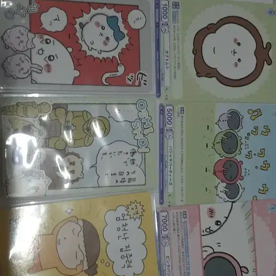 [BUNJANG] Cheekawaii Card Snap Mite, Sticker, Shikishi Bundle Set / 치이카와 카드 스냅마이드,스티커,색지 일괄