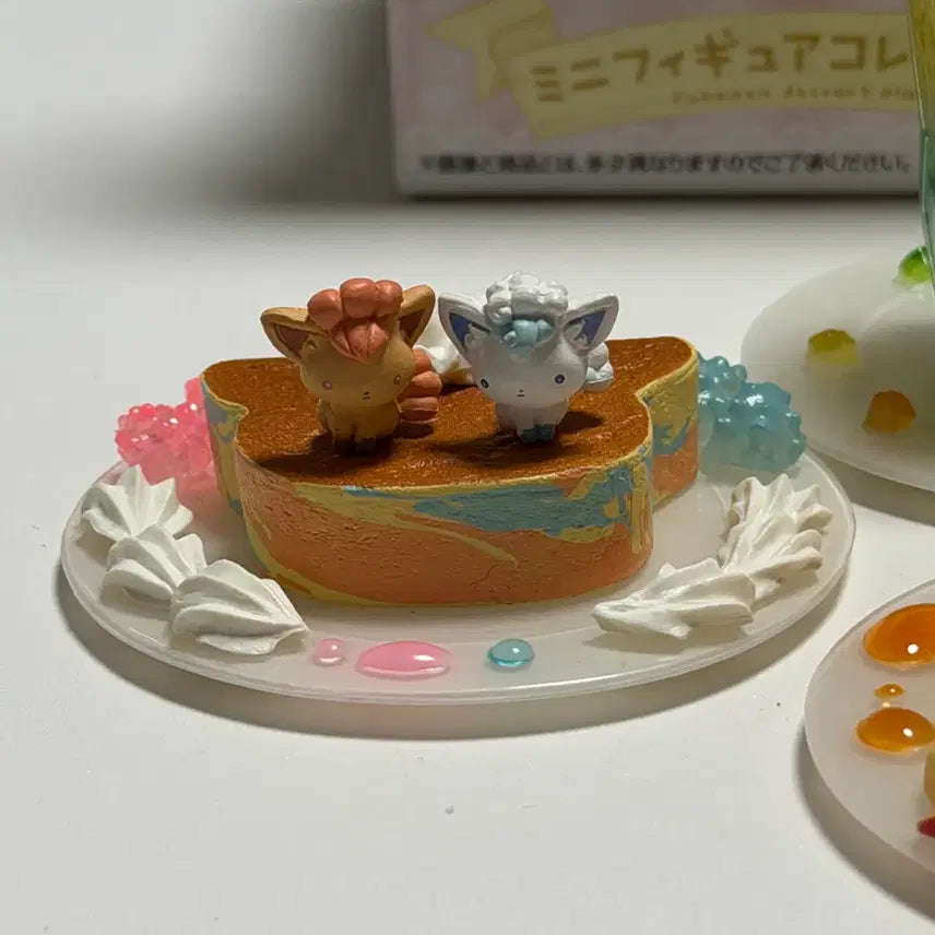 [BUNJANG] Pokemon Re-Ment Dessert Plate Set (4 Types) / 포켓몬 리멘트 리저트플레이트 4종