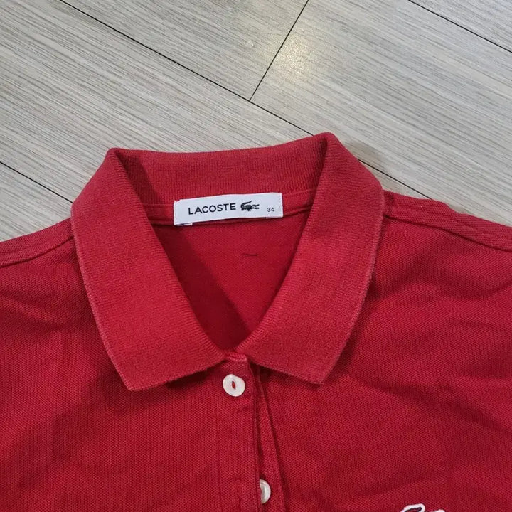 [SOLD OUT] 라코스테 레드 피케 원피스