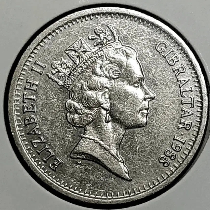[BUNJANG] Gibraltar 1988 10 Pence Coin / 영국령 지브롤터 1988년 10펜스.외국주화 주화 화폐 동전