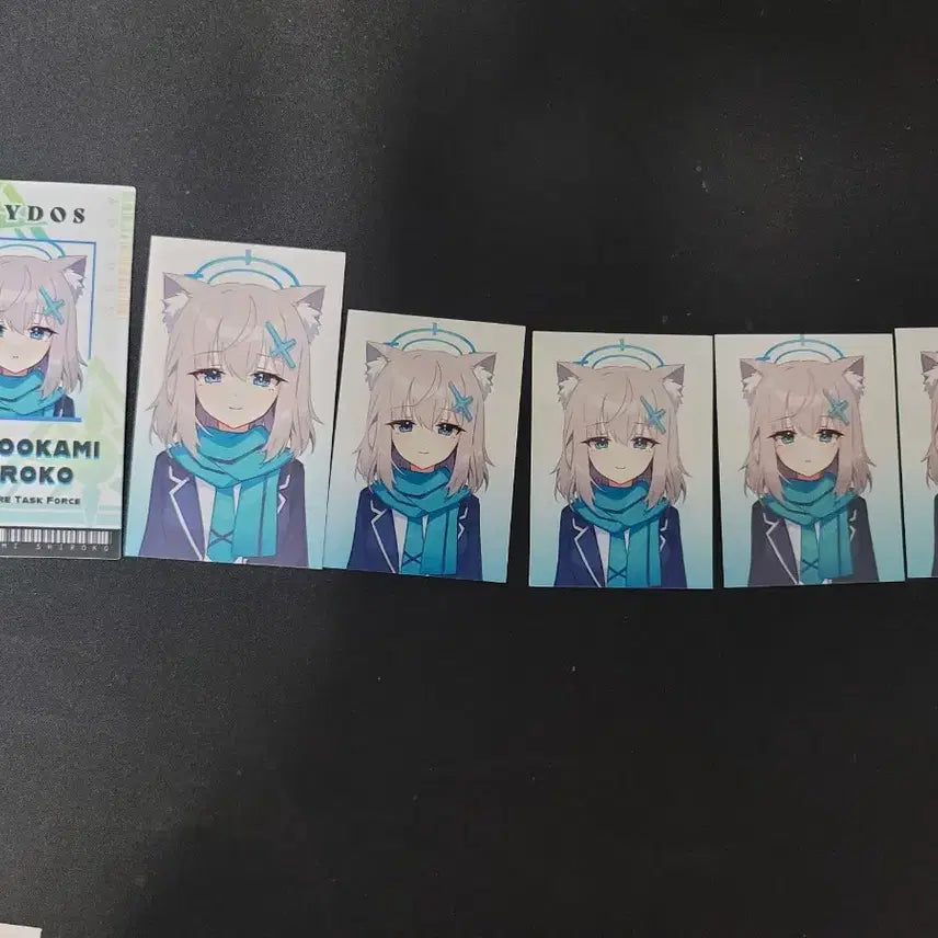[BUNJANG] Blue Archive Siroco Student ID / ID Photo Set Bundle / 블루 아카이브 시로코 학생증/증명사진 세트 일괄