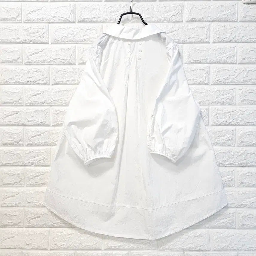 [BUNJANG] White Puff Sleeve Shirt / 긔연 화이트 셔츠