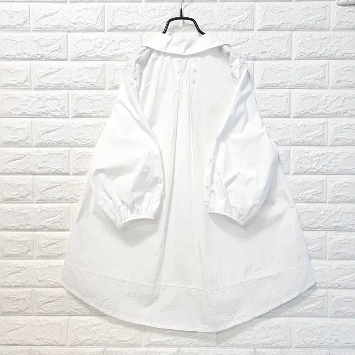 [BUNJANG] White Puff Sleeve Shirt / 긔연 화이트 셔츠