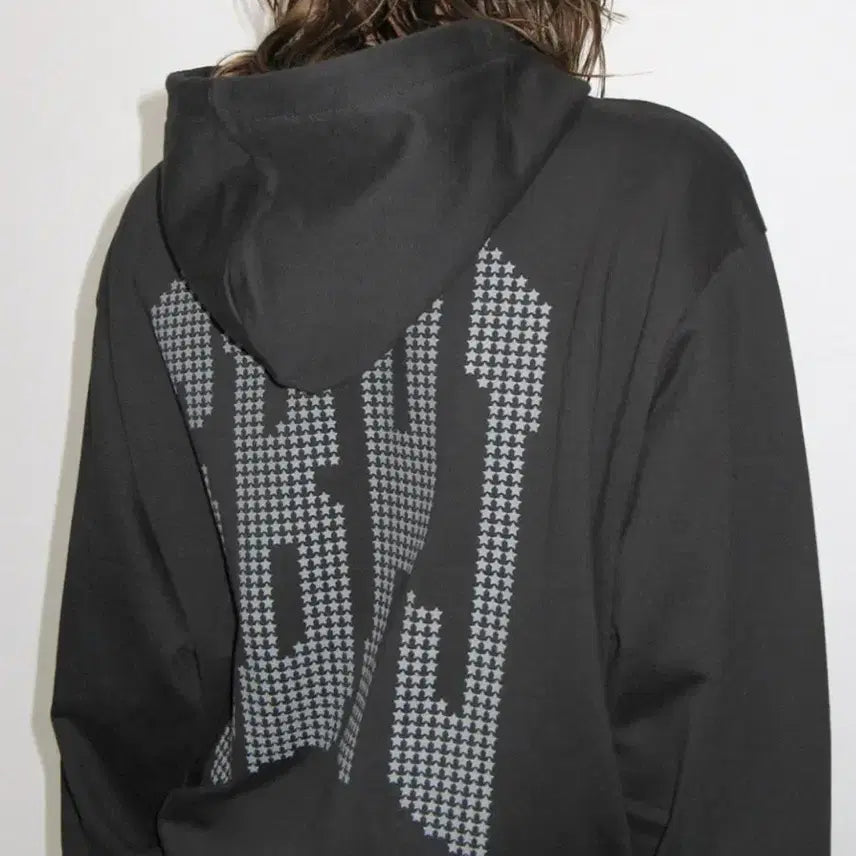 [BUNJANG] Sunburn Project Star Hoodie Charcoal / 썬번프로젝트 후드티 Star Hoodie, CHARCOAL