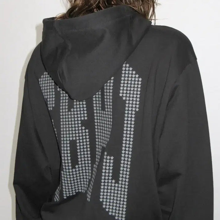 [BUNJANG] Sunburn Project Star Hoodie Charcoal / 썬번프로젝트 후드티 Star Hoodie, CHARCOAL