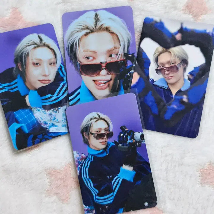 [BUNJANG] ATEEZ Mingi Aniteez Pop-up Photocard Bundle Set / 에이티즈 민기 애니티즈 팝업 민기 트레카 4장 일괄