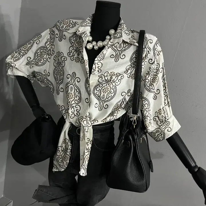 [BUNJANG] Antique Knot Shirt / 앤틱매듭셔츠/셔츠/남방