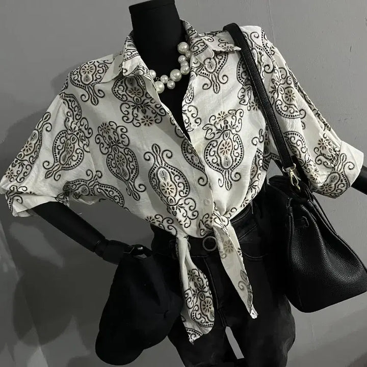 [BUNJANG] Antique Knot Shirt / 앤틱매듭셔츠/셔츠/남방