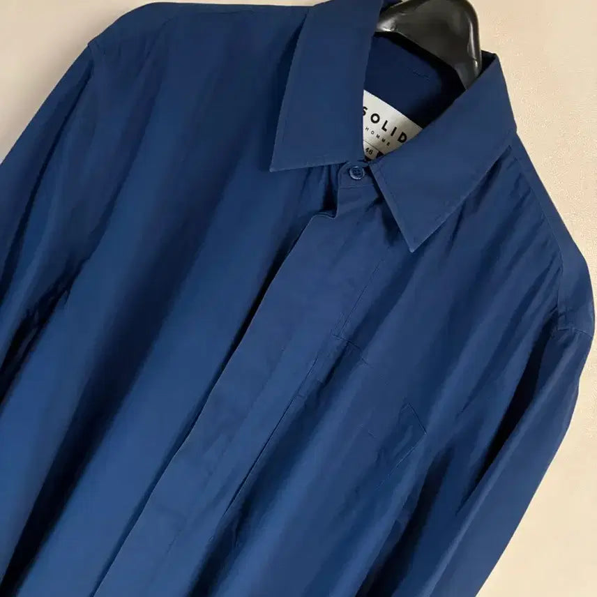 [BUNJANG] Solid Homme Oversized Fit Shirt Size 46 (100) / 솔리드옴므정품 오버핏셔츠46(100)
