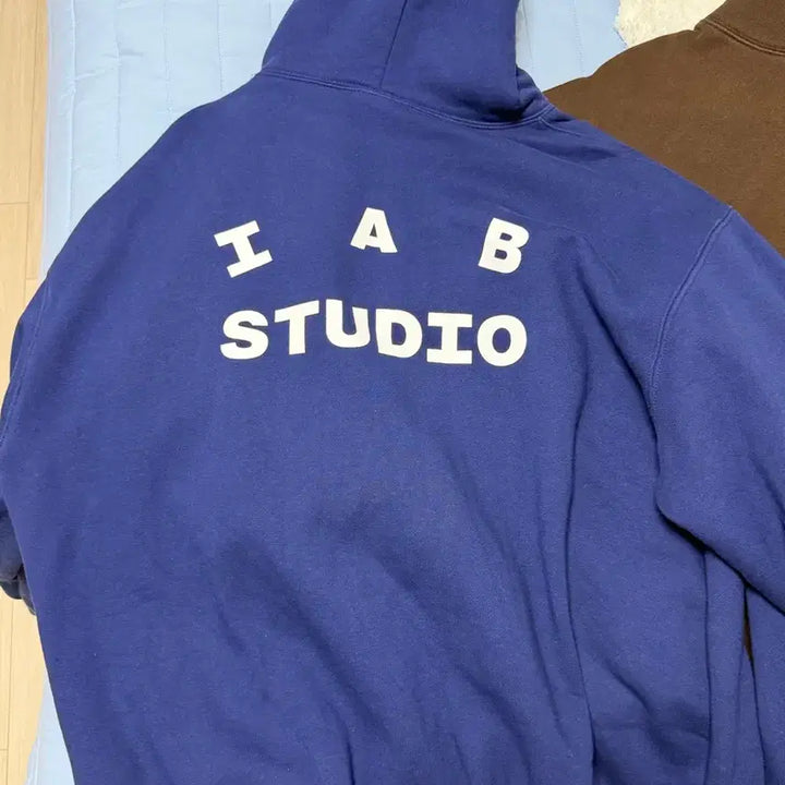 [BUNJANG] IAPP STUDIO Navy Hoodie XL / 아이앱스튜디오 후드티 네이비 XL
