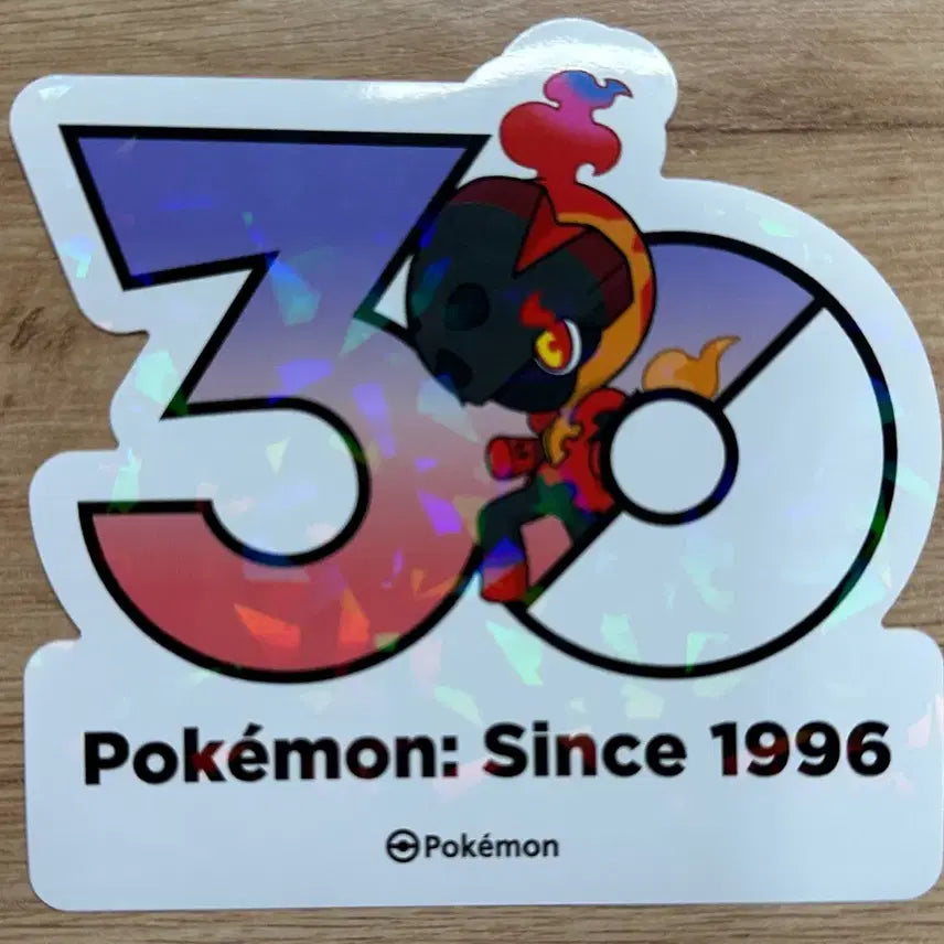 [BUNJANG] Pokemon 30th Anniversary Carbon Sticker / [포켓몬 30주년 스티커]카르본