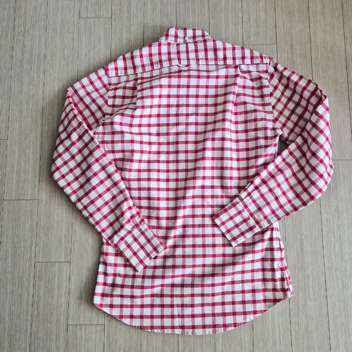 [BUNJANG] Thom Browne Red White Check Shirt / 톰브라운 레드 화이트 체크 셔츠