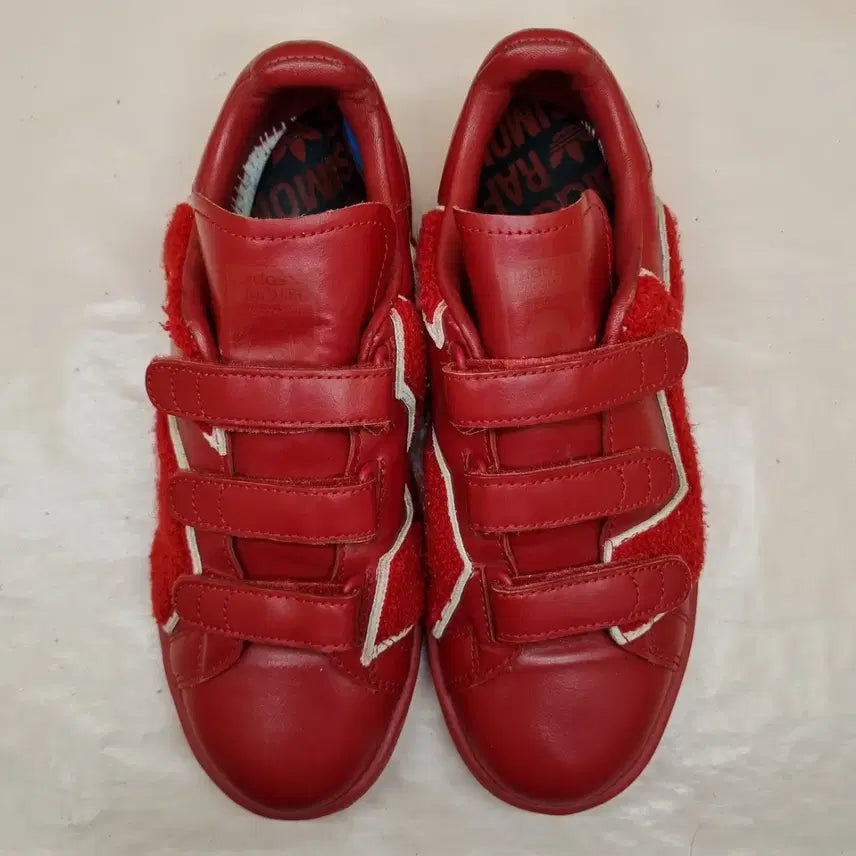 [BUNJANG] Adidas x Raf Simons Red Sneakers / 아디다스x라프시몬스 레드 운동화 235