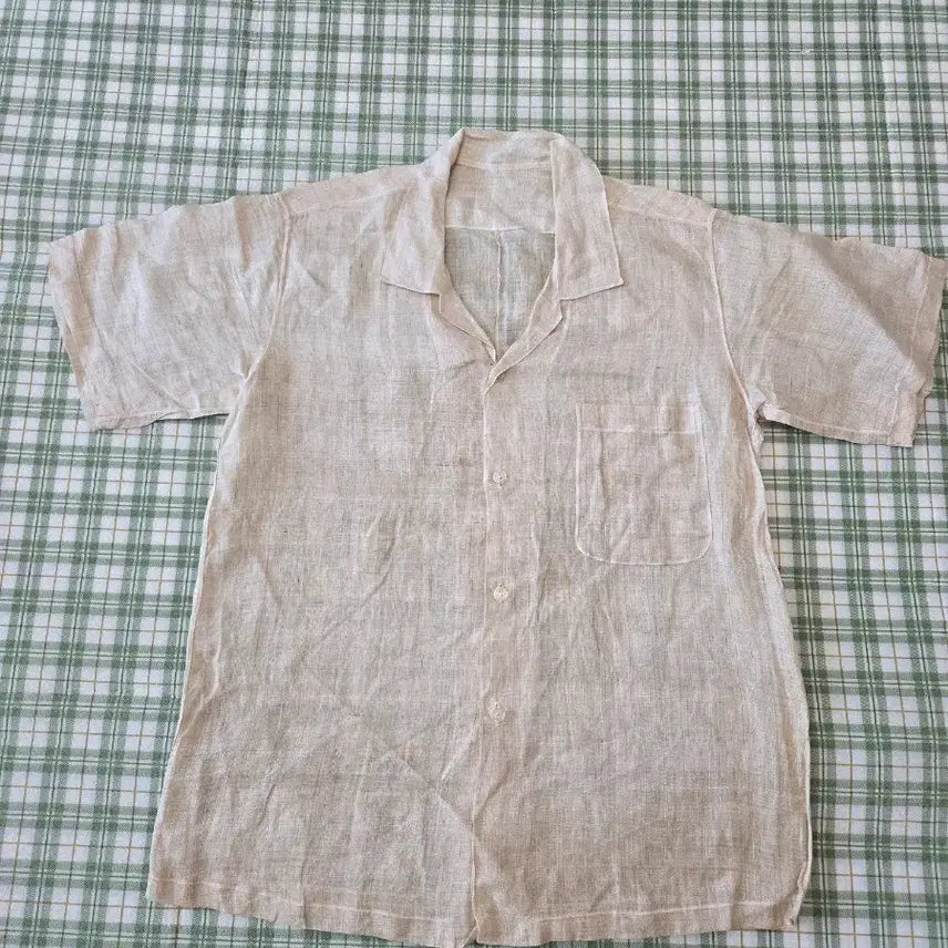 [BUNJANG] Ramie Blend Shirt / 105ㅡ모시 삼베색 셔츠ㅡ90