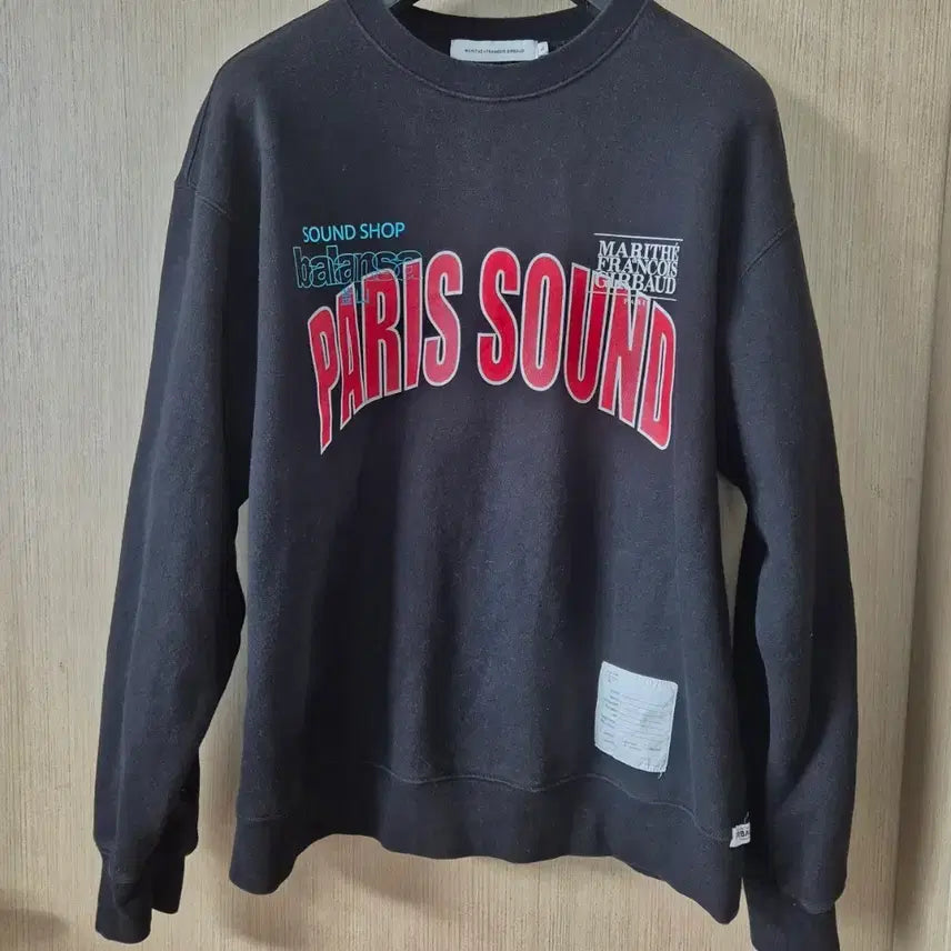 [BUNJANG] Marithe Francois Girbaud Black Sweatshirt / [L]마리떼 프랑소와 저버 블랙 맨투맨