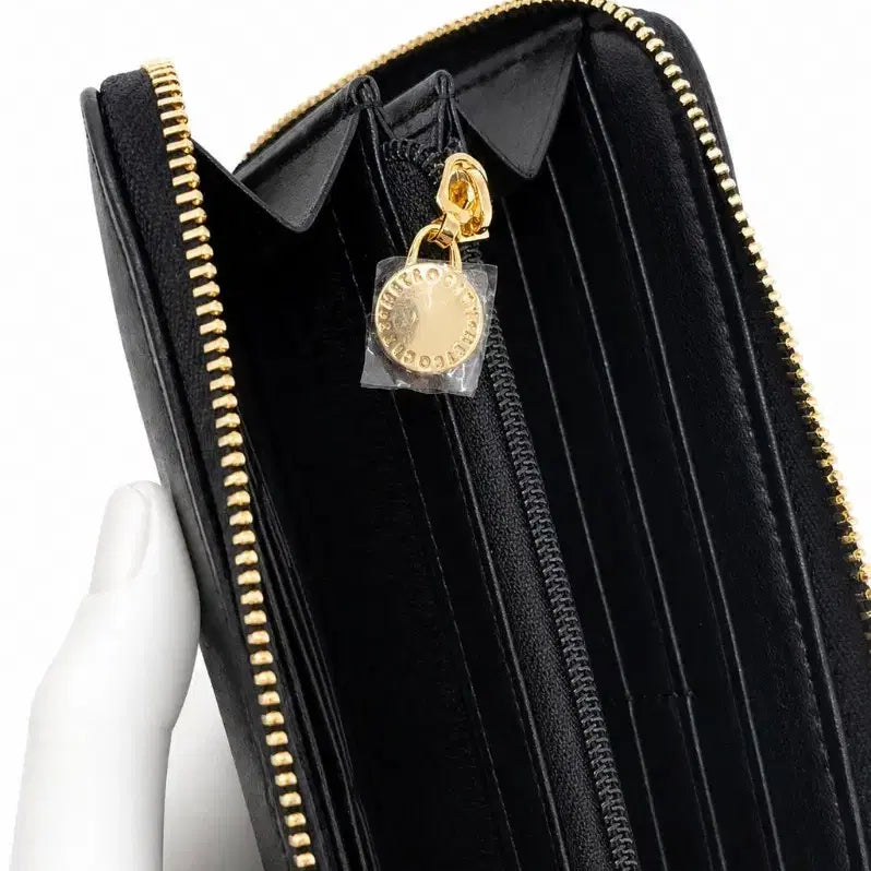[BUNJANG] Metrocity Black Quilted Long Wallet / [METROCITY] 메트로시티 (새상품) 블랙 퀼팅 장지갑