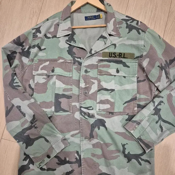 [BUNJANG] Polo Ralph Lauren Camo Shacket XL / 폴로랄프로렌 카모 셔켓 XL
