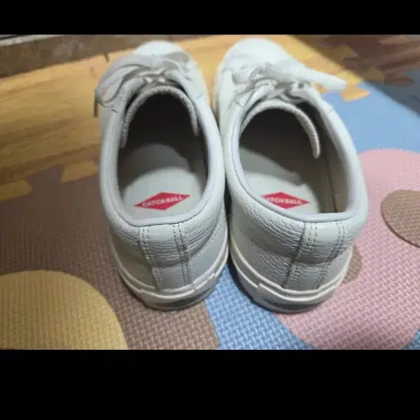 [BUNJANG] Catchball Original Leather Sneakers White 260 / 캐치볼 오리지날 레더 스니커즈 260 화이트