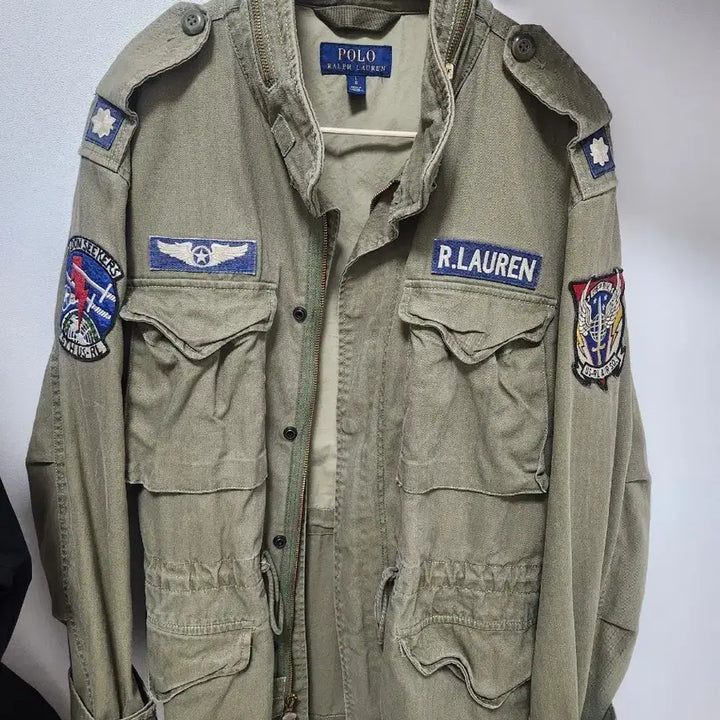 [BUNJANG] Polo Ralph Lauren Field Jacket Khaki L / 폴로 랄프로렌 소령야상 L, 판매