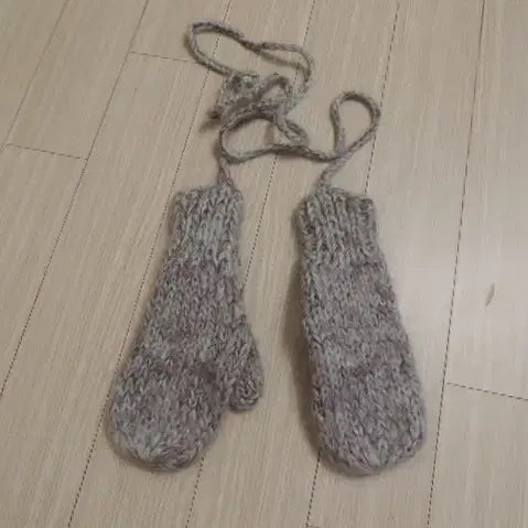 [BUNJANG] Hand-Knitted Mitten Gloves / 뜨게 벙어리 장갑