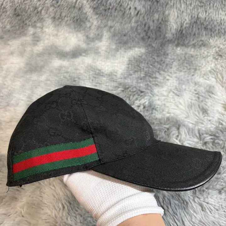 [BUNJANG] Gucci GG Black Baseball Cap M / [M,백화점판] 구찌 볼캡 블랙