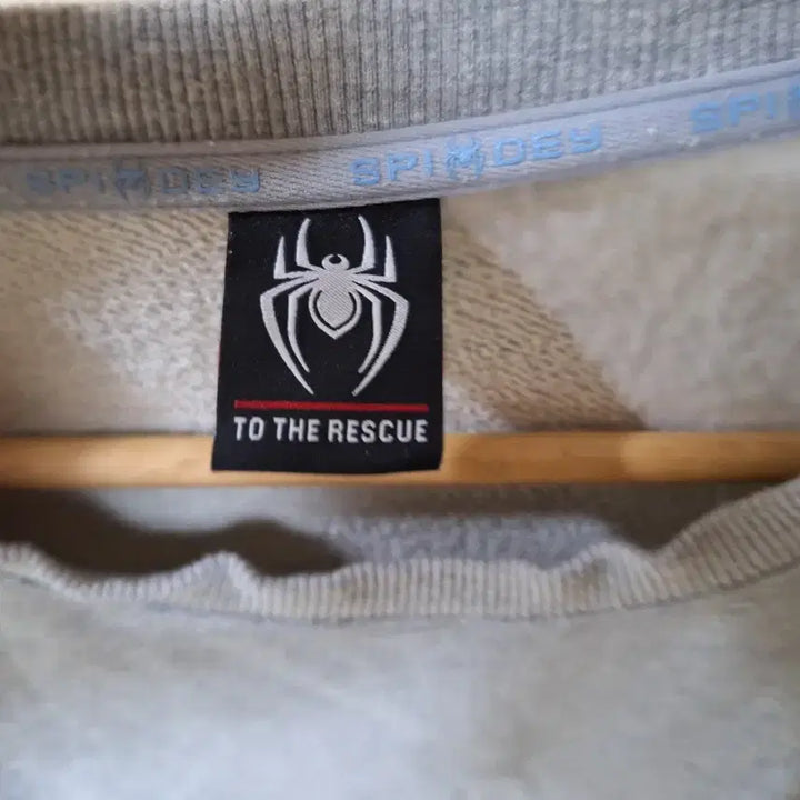[BUNJANG] Spider Graphic Sweatshirt Gray (M) / 