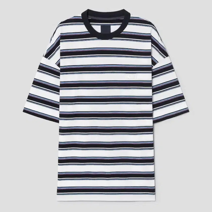 [BUNJANG] Juun.J 26SS Pique Stripe Short Sleeve / (S)준지 26ss 피케 스트라이프 숏슬리브