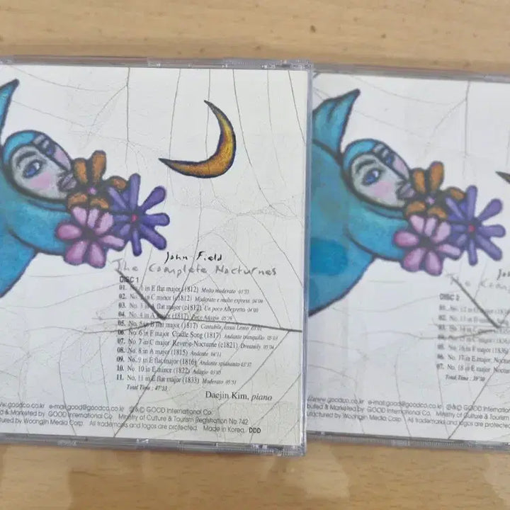 [BUNJANG] John Field Nocturnes Complete Set 2CD / 존 필드 녹턴 전곡집 CD 2매