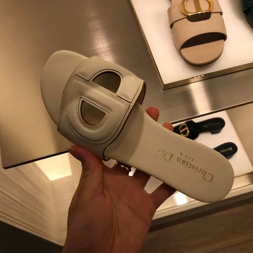 [BUNJANG] Dior D-Club Slides White / [100%정품] 디올 디클럽  슬리퍼 화이트