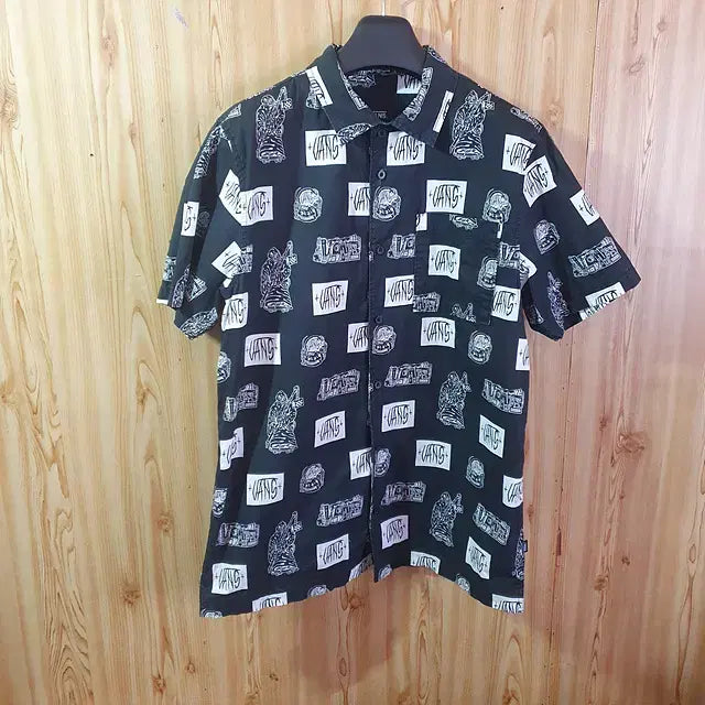 [BUNJANG] Vans Short Sleeve Shirt - Large / 반스 반팔 셔츠 L