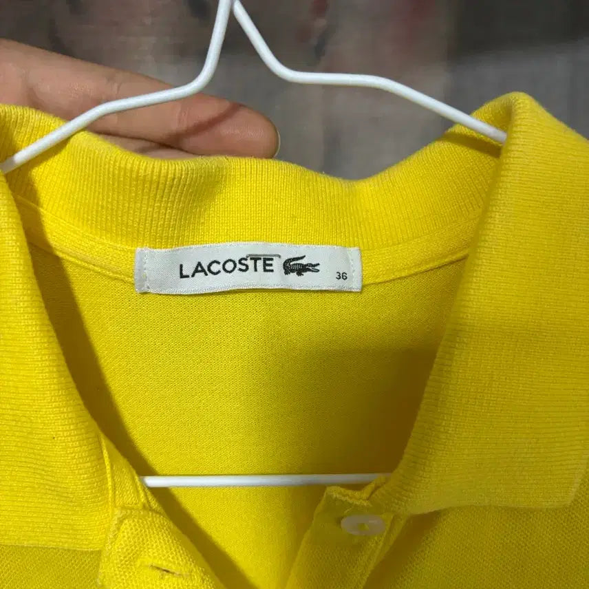 [BUNJANG] Lacoste Yellow Dress Size 38 / 라코스테 노란색 원피스