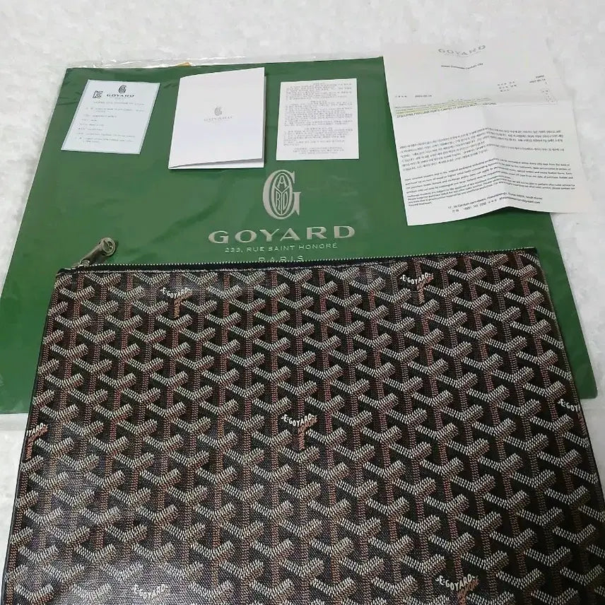 [BUNJANG] Goyard MGM Clutch Bag Full Set / 고야드 mgm 클러치백 풀구성품 급쳐