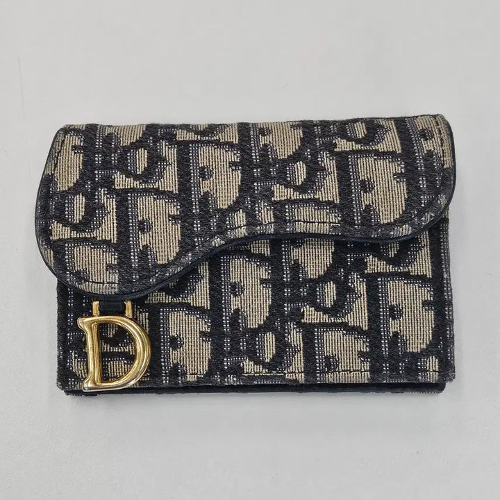 [BUNJANG] Christian Dior Saddle Flap Card Holder / 크리스찬 디올 새들 플랩 카드지갑